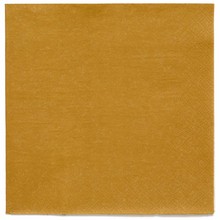 Ubrousky zlaté 20 ks 33 cm x 33 cm
