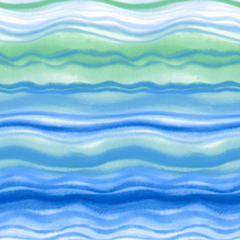 Ubrousky BLUE WAVES 20 ks 3-vrstvé 33 cm x 33 cm