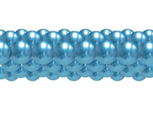 Balónky chromové modré girlanda 3 m