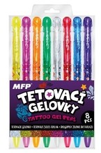Tetovací gelová sada 8 barev
