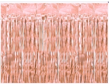 Párty závěs růžovo-zlatý 100x200cm