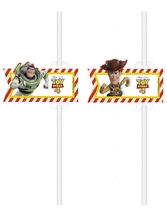 Toy Story 4 papírové slámky na pití 4 ks
